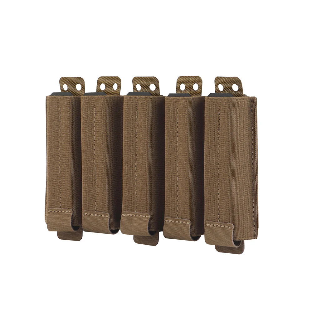 Tactical Outdoor Multi-Purpose Quintuple Flexible  Mag Pouch