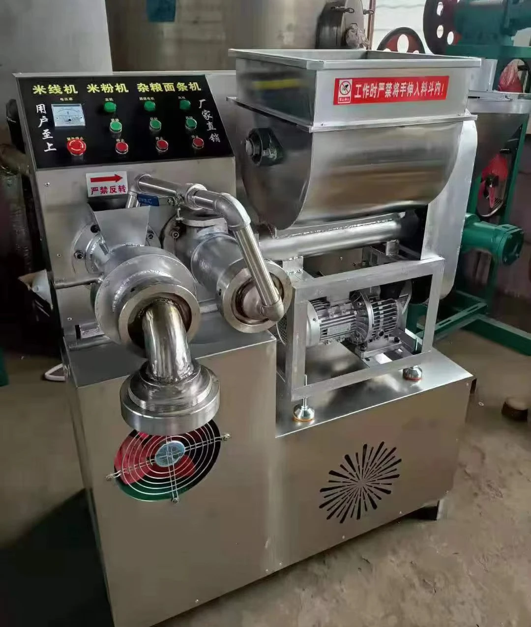 Automatic Dry Pulp Rice Noodle Machine Extruder Noodle Making Machine for Sale
