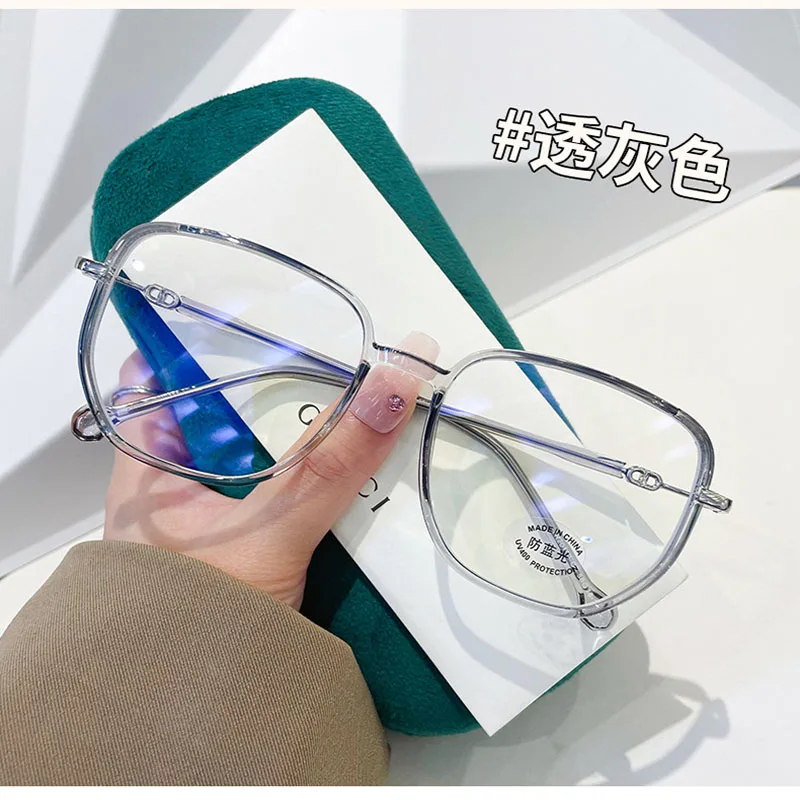 Fashion Style Glasses Men Square Shape TR90 Material Transparent Glass for Men Korean Style Women's Glasses