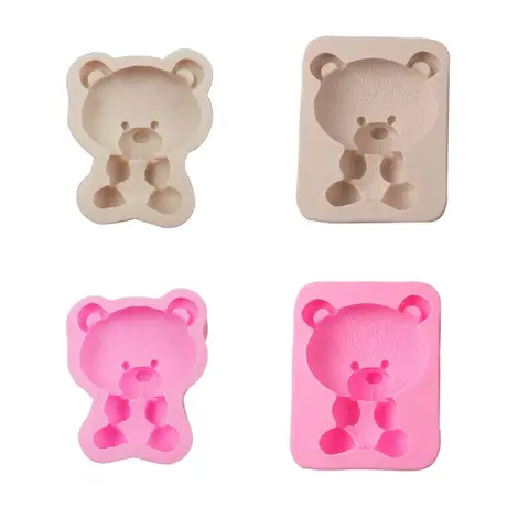 Chocolate Moulds Baking Gadget Bear Shaped Silicone Material for Kitchen Baking G2AB