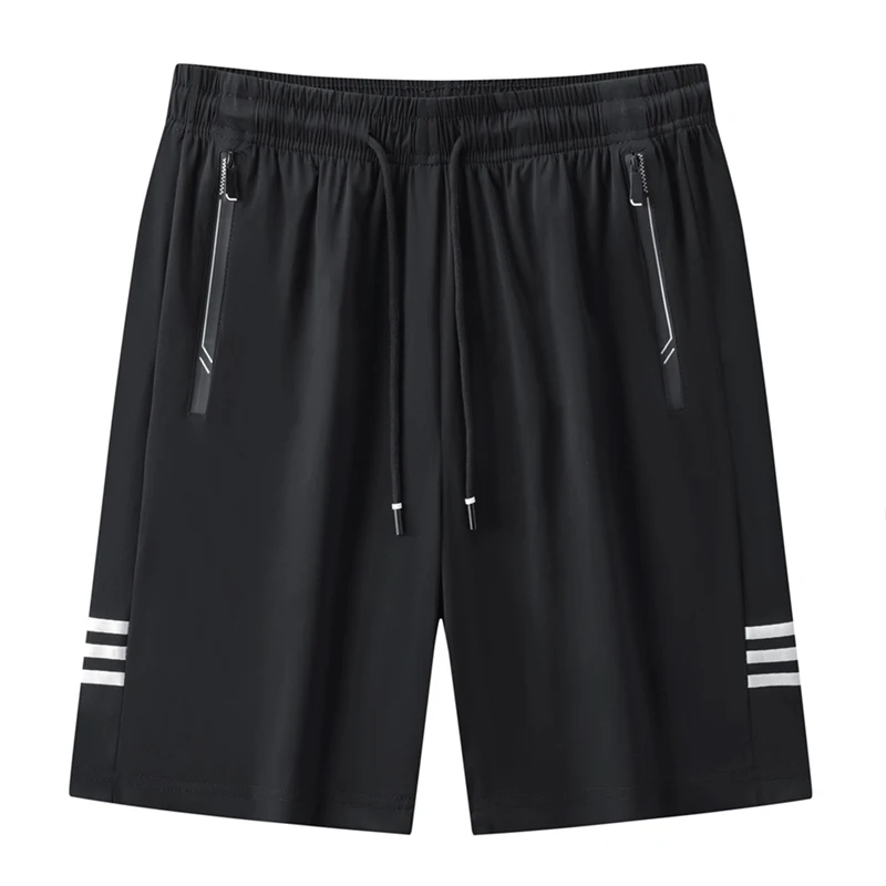 

Мужские летние беговые брюки из ледяного шелка, быстросохнущие, больших размеров, модные городские спортивные штаны