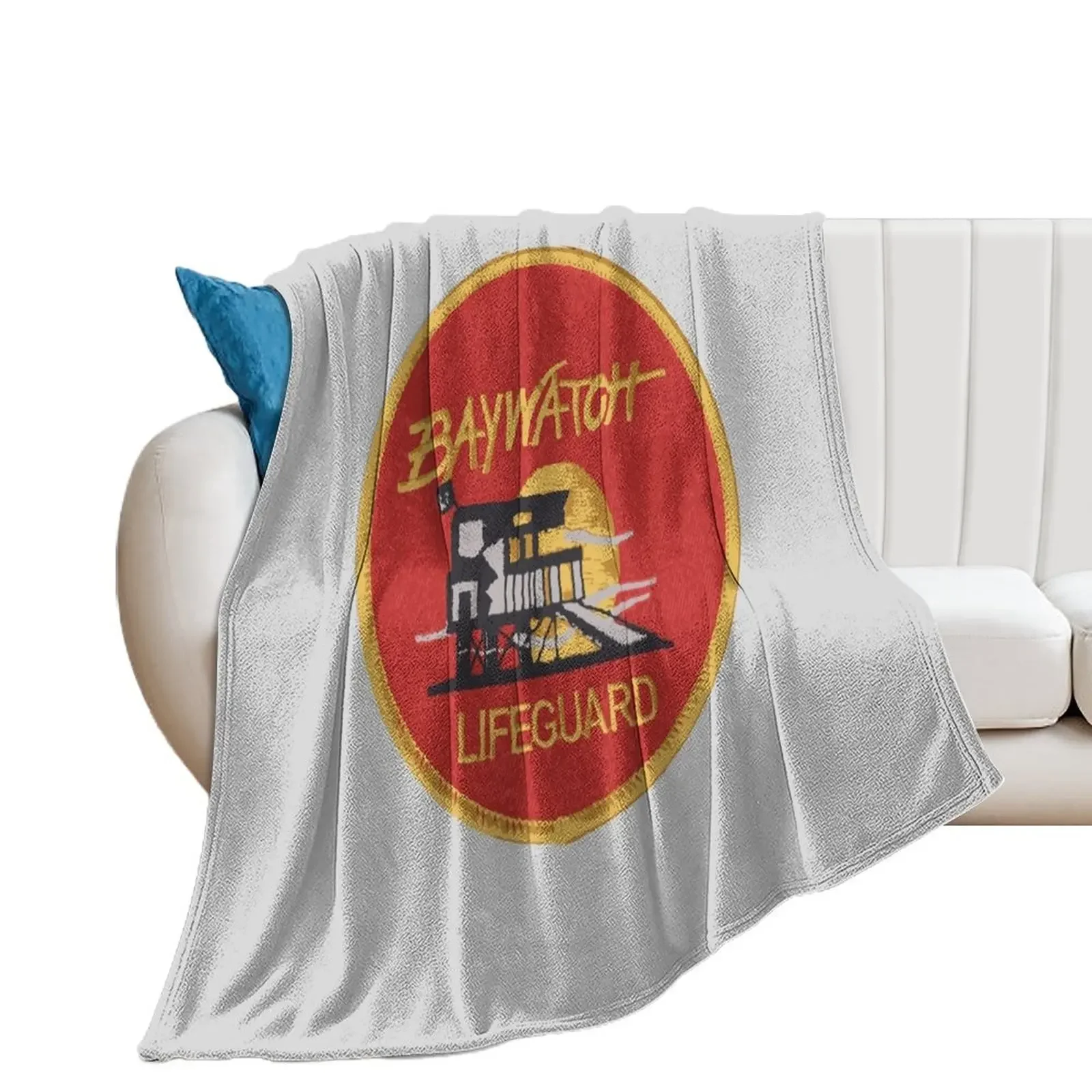 

Baywatch badge - uniform Throw Blanket Sleeping Bag Fashion Sofas Cute Plaid Warm Blankets