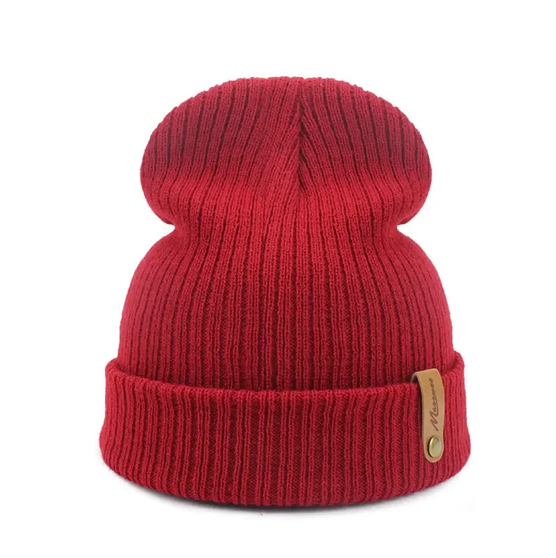 Marke Oohmy Strickmützen für Männer und Frauen, Skullies-Kappen, wärmende Mütze, lässige Mütze, einfarbig, männlich und weiblich, Winter, 2024 – Detail 22