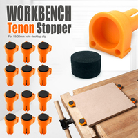 8Pcs Workbench Peg Brake Stops Clamp 19/20mm Woodworking Dog Hole Clamp Bench Clamp Set Bench Dog Woodworking Tool