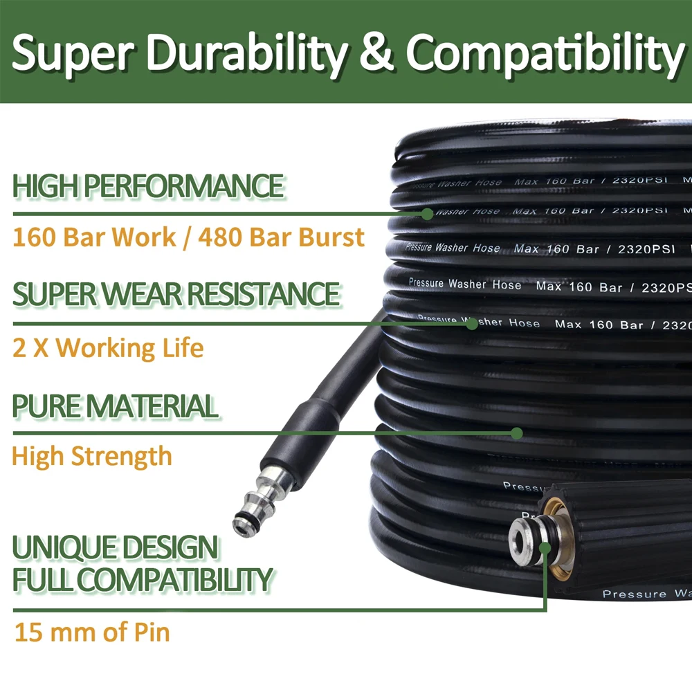 Шланг высокого давления для Parkside Lavor PHD, портативный мойщик высокого давления, аксессуары для мойки автомобилей, моечный пистолет, трубка,