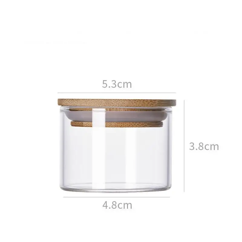 New Transparent Glass Nail Brush Cleaner Cup Round With Wood Lid Brushes Washing Cup Stainless Steel Mesh Nail Brush Cleaner view 6