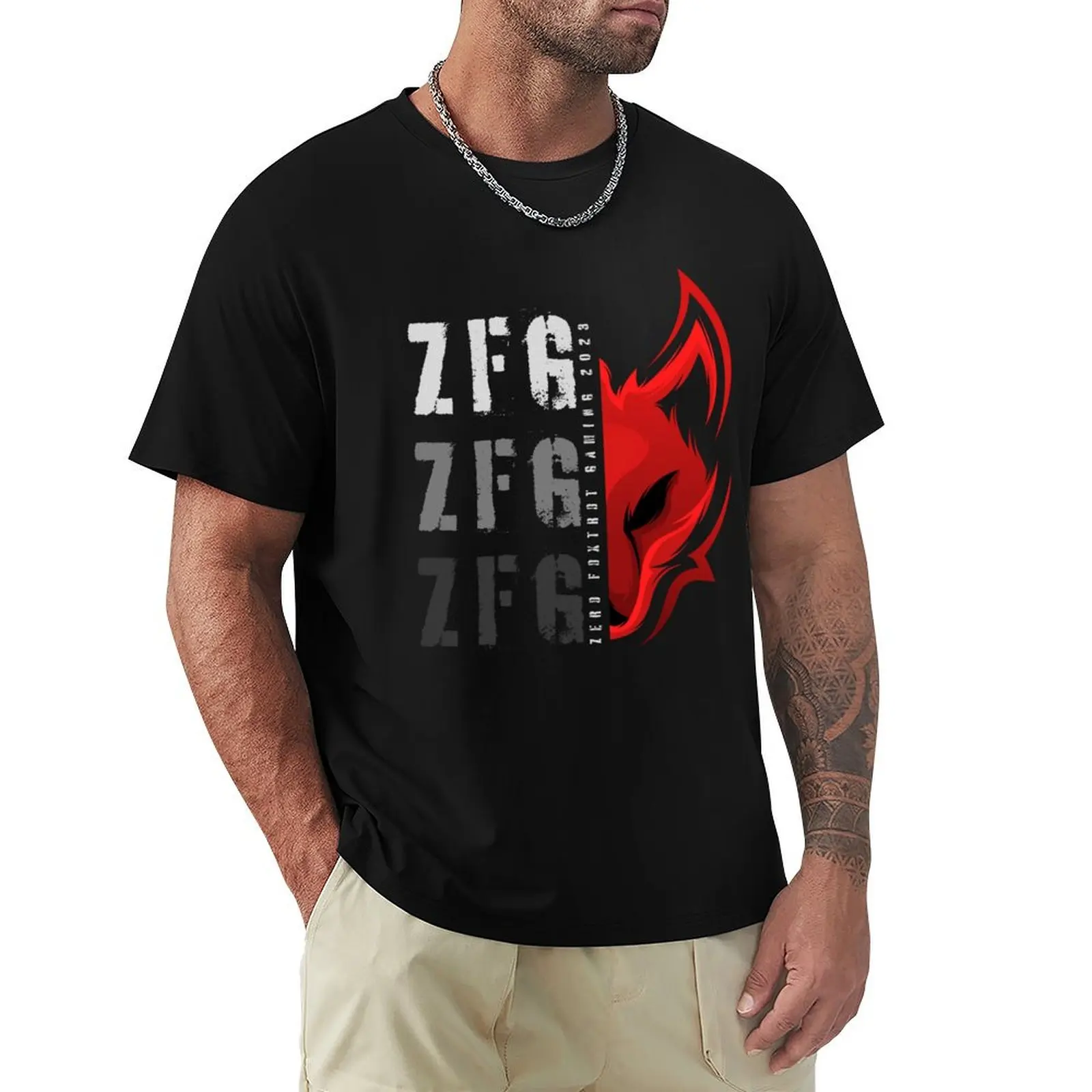 

ZFG 2023 - Red fox T-Shirt summer tops tops graphic shirts Men's t-shirt