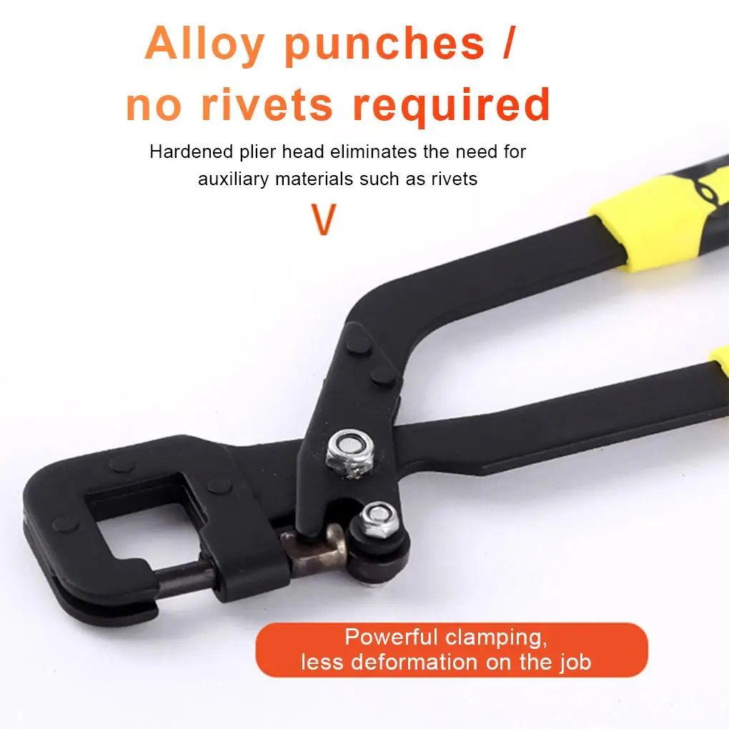 Stud Crimper Partition Punch Lock Plier Plasterboard Drywall Carbon Steel Fastening Ceiling Jointer Installation Tool