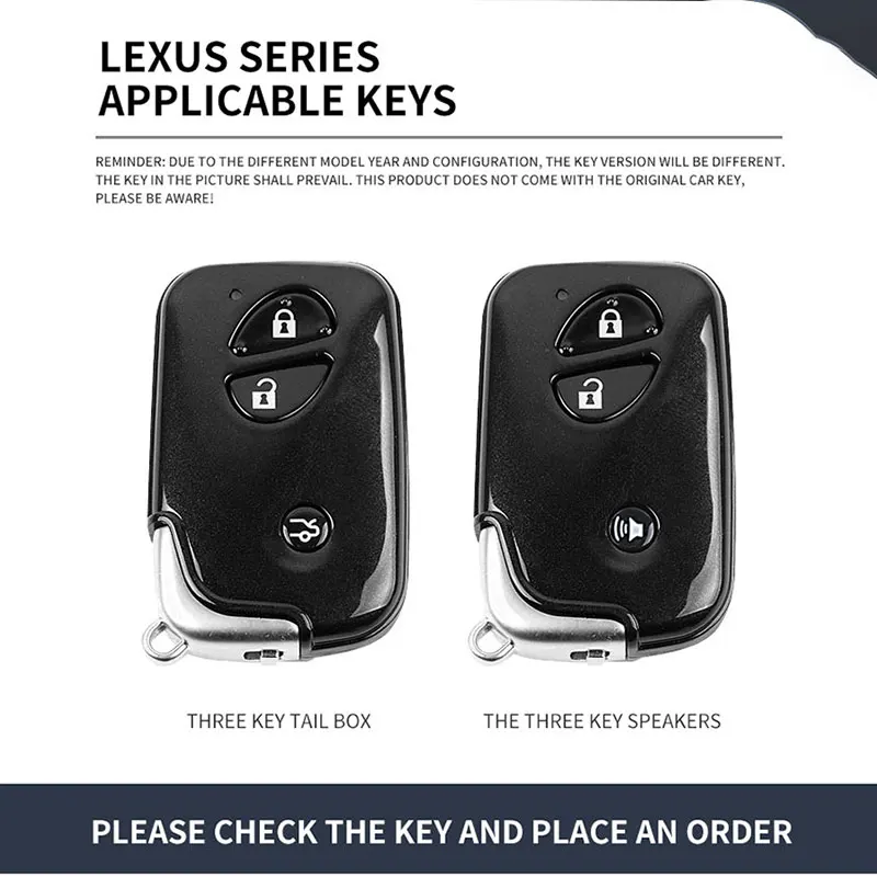 Zinc Alloy Car Key Case For Lexus F Sport Remote Control Protector ES GS IS LX NX RX F Sport For Lexus Key Cover Car Accessories