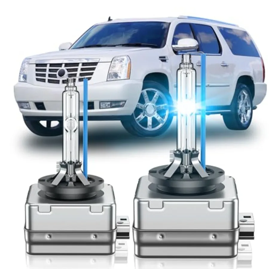 

Fit for 2007 2008 2009 2010 2011 2012 2013 2014 Cadillac Escalade ESV EXT D1S HID Xenon Headlight Bulbs350% Brightness High Low