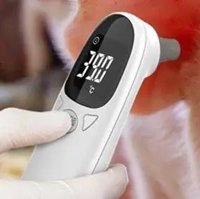 

Инфракрасный цифровой термометр для домашних животных, кошачьих ушей, термометры для животных для кошек, измерение животных, бесконтактные электронные товары для домашних животных