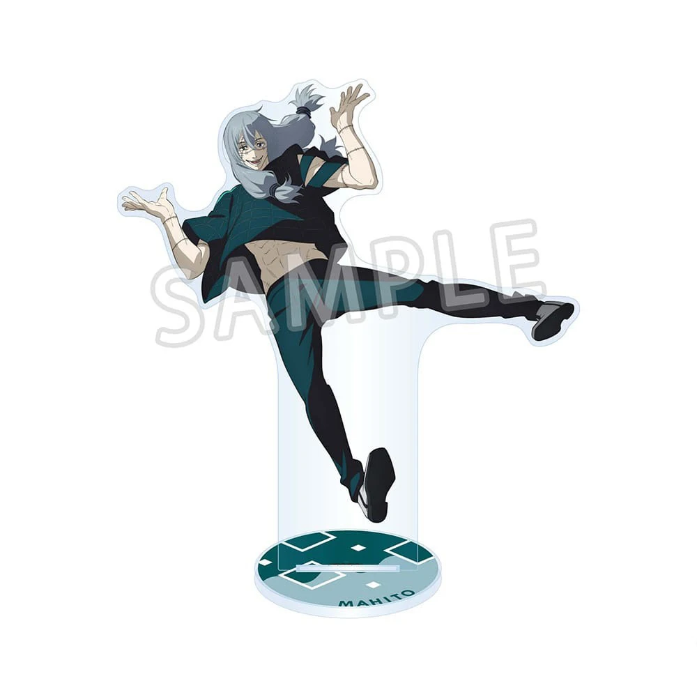 New Anime JJK Acrylic Stand Satoru Gojo Figure Desktop Kaisen Decoration Collectible Ornament Character Model Gift Keychain - view 4