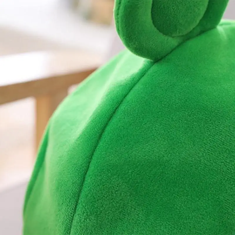 Plush for Frog Hat Green Scarf Cap Earflap Soft Winter Warm Ski Full Headge 6XDA