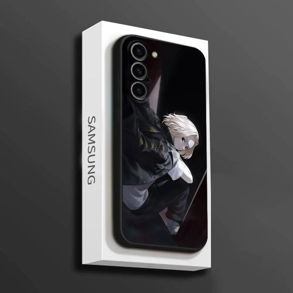 Anime T-Tokyo Revengers Phone Case For Samsung Galaxy A 73,72,51,53,52,71,22,5G,Note,J7,8,9 Soft Black Cover #2