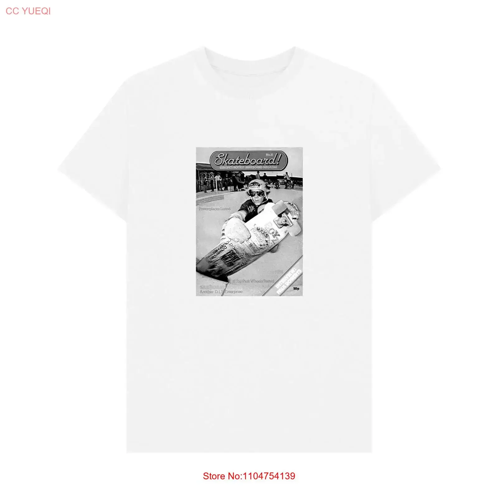 PREMIUM OFFICIAL Skateboard Magazine Powerplaces T Shirt vintage Washed fashion Stylish Breathable Casual Unisex