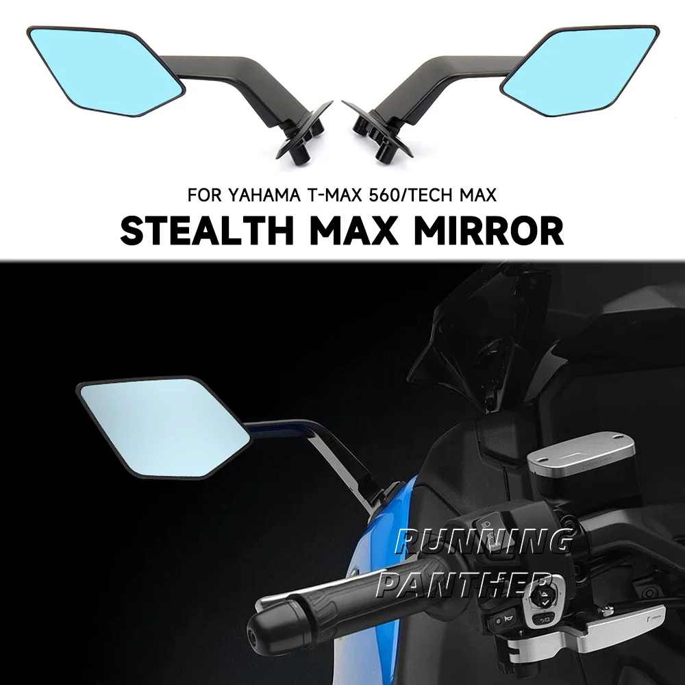 

Motorcycle Stealth Max Mirror For YAMAHA TMAX T-MAX 560 TECH MAX Winglets Mirror To Rotate Adjustable Mirrors Accessories New