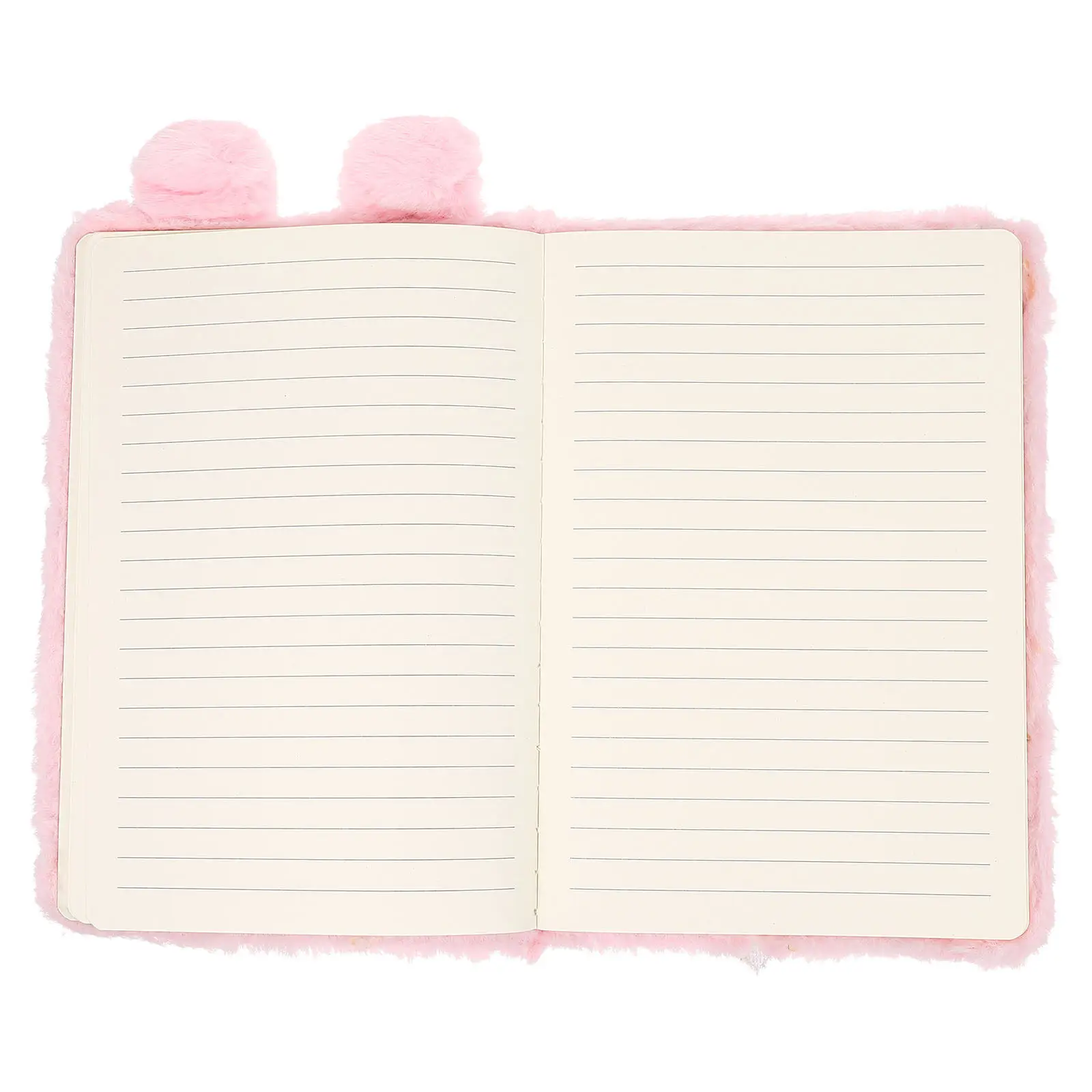 

Pink Rabbit Notebook Adorable Cartoon Cover Daily Use Journal Multi-Function Diary Book for Girls Travel Record Writing Notebook