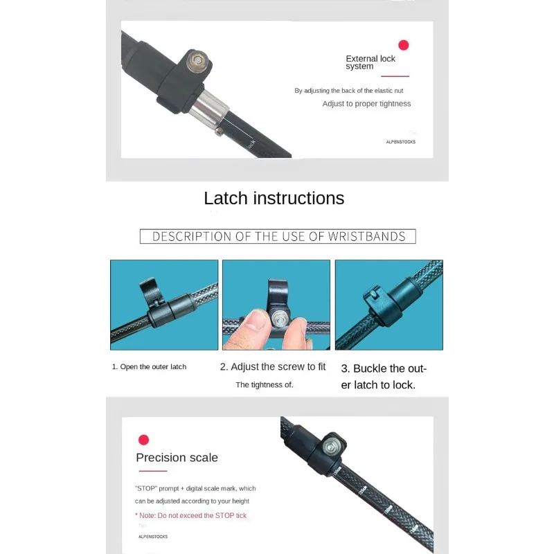 

Трекинговые палки, складные телескопические палки из углеродного волокна, легкие прогулочные палки, альпинистская палка, телескопическая трость