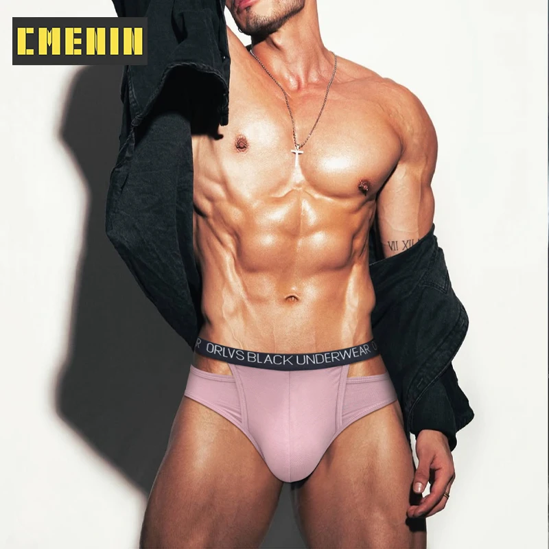 

1Pcs Modal Men Underwear Sexy Hollow Gays Men Bikini Briefs Mens Breathable Sports Briefs Underpants Sissy Man Panties Briefs