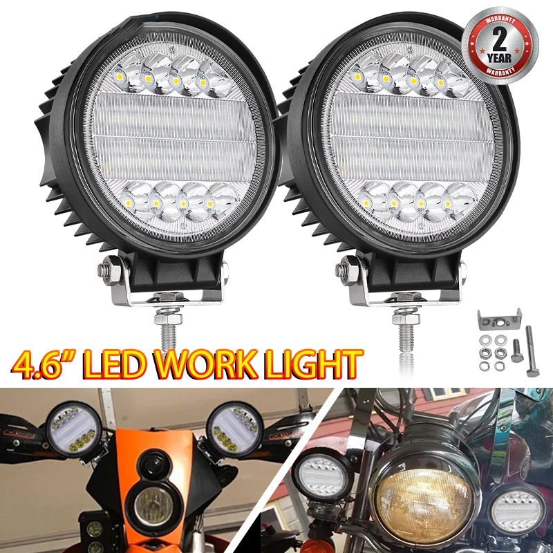 

Mini Led Work Light 4inch Round Car Spot 6500K White Combo Flood Light 12V 24V Offroad Truck 4X4 4WD Car Accessorie