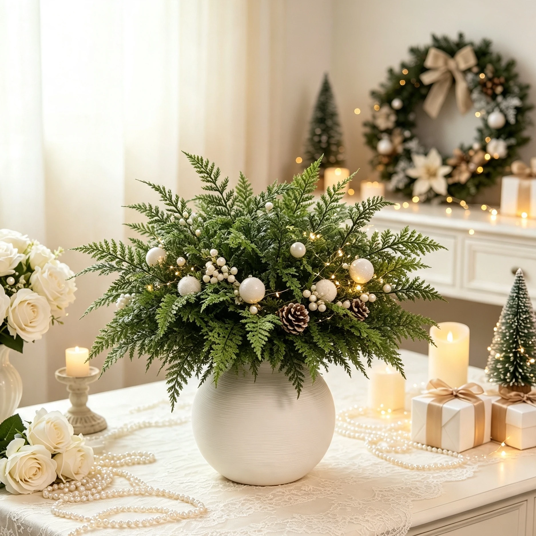 1/5 adet Yapay Bitki Yapraklar - Christmas Tree Artificial incelemesi ve fiyatı