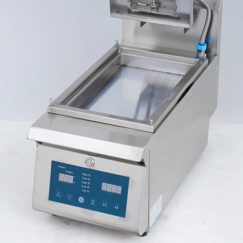 

220V Electric Desktop Frying Pan Frying Dumplings Gyoza Fried Pot Dumpling Fryer Automatic Grilled Momo Making Machine