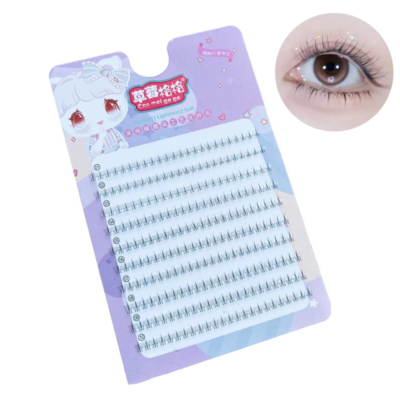 Lower Lashes Natural Lower Lashes Segmented Lower Lashes Single Lashes Comic Lower Lashes Makeup Tools Eyelash Extension