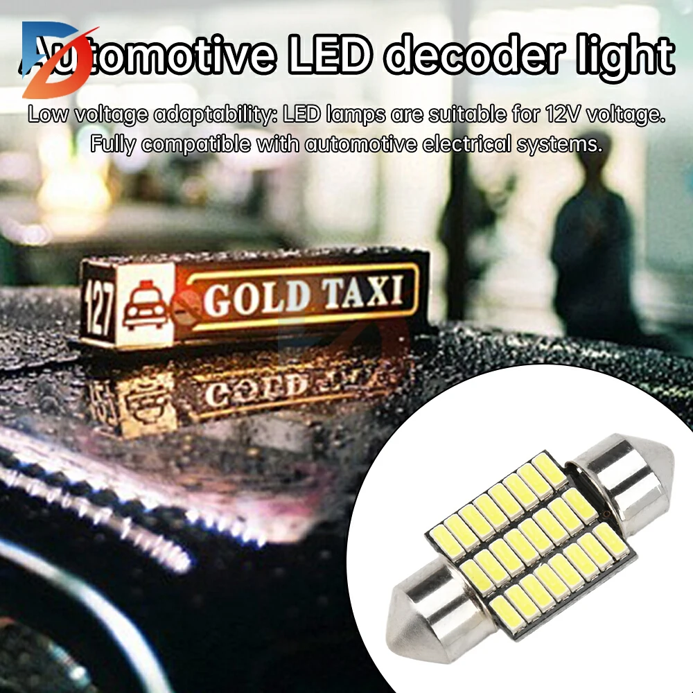 Auto LED Decoder Licht 31/36/39/41mm SMD Innen Licht Dach Licht Stamm Licht Kennzeichen Licht 12V 2W Dach licht