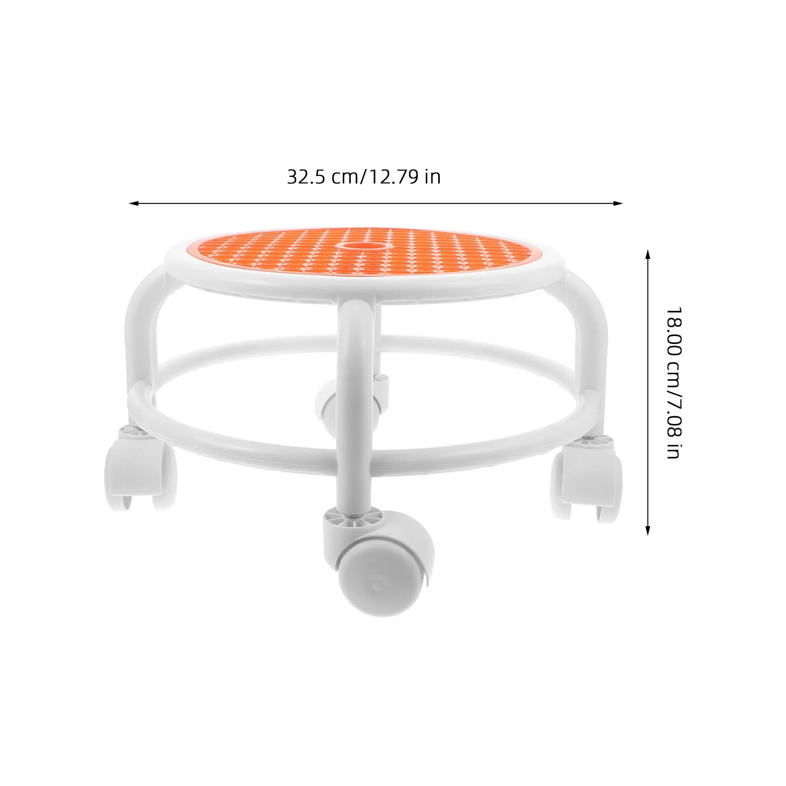 

Низкий вращающийся табурет для педикюра, поворотный круглый табурет, универсальные колесики, малошумный стул, подставка для ног под столом, роликовое сиденье