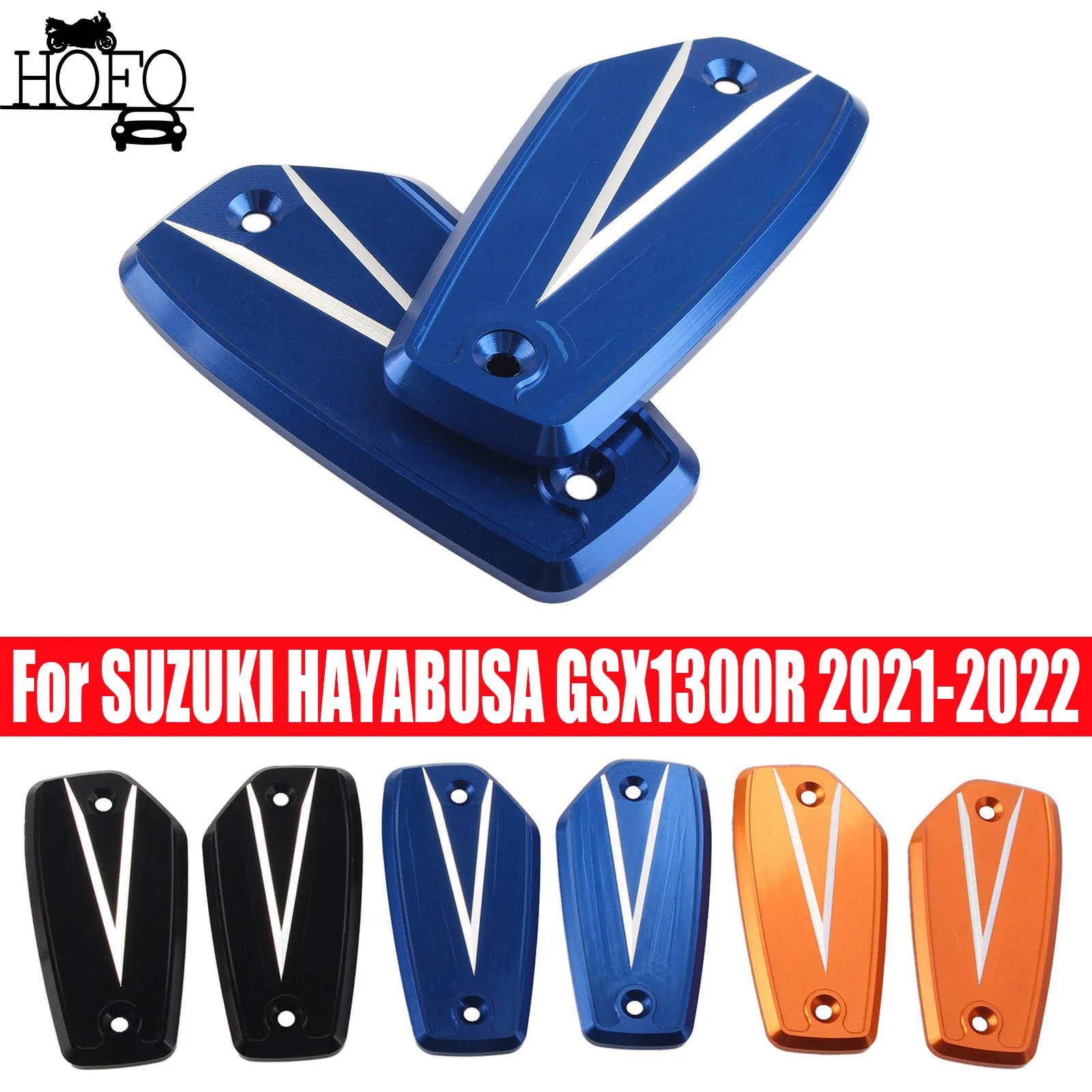 

Front Brake Clutch Cylinder Fluid Reservoir Cover For SUZUKI HAYABUSA GSX1300R 2021-2022 BKING 2008-2011