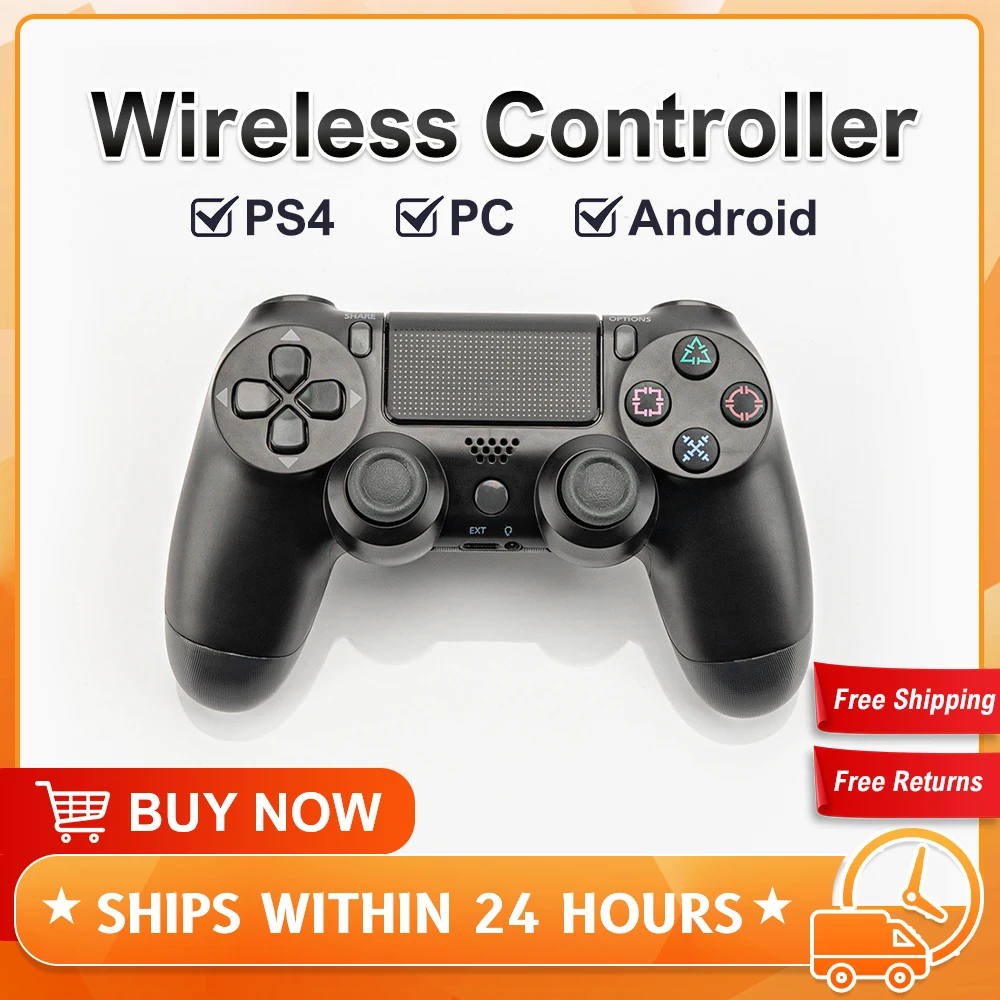 Wireless Controller Gamepad Support Bluetooth SONY PS4 Wireless for PlayStation 4 Joystick Console for PS4 Android PC