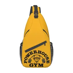 Powerhouse-mochila cruzada de hombro para hombre, bolso de pecho personalizado para Fitness, musculación, ciclismo, Camping, mochila de día