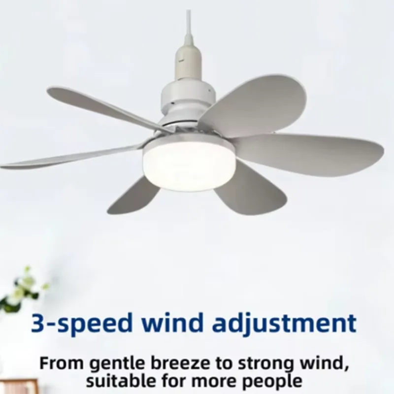 NEW 40W Ceiling Fan Light E27 with Remote LED Dimming Function Suitable for Living Room Study and Home Use 85-265V