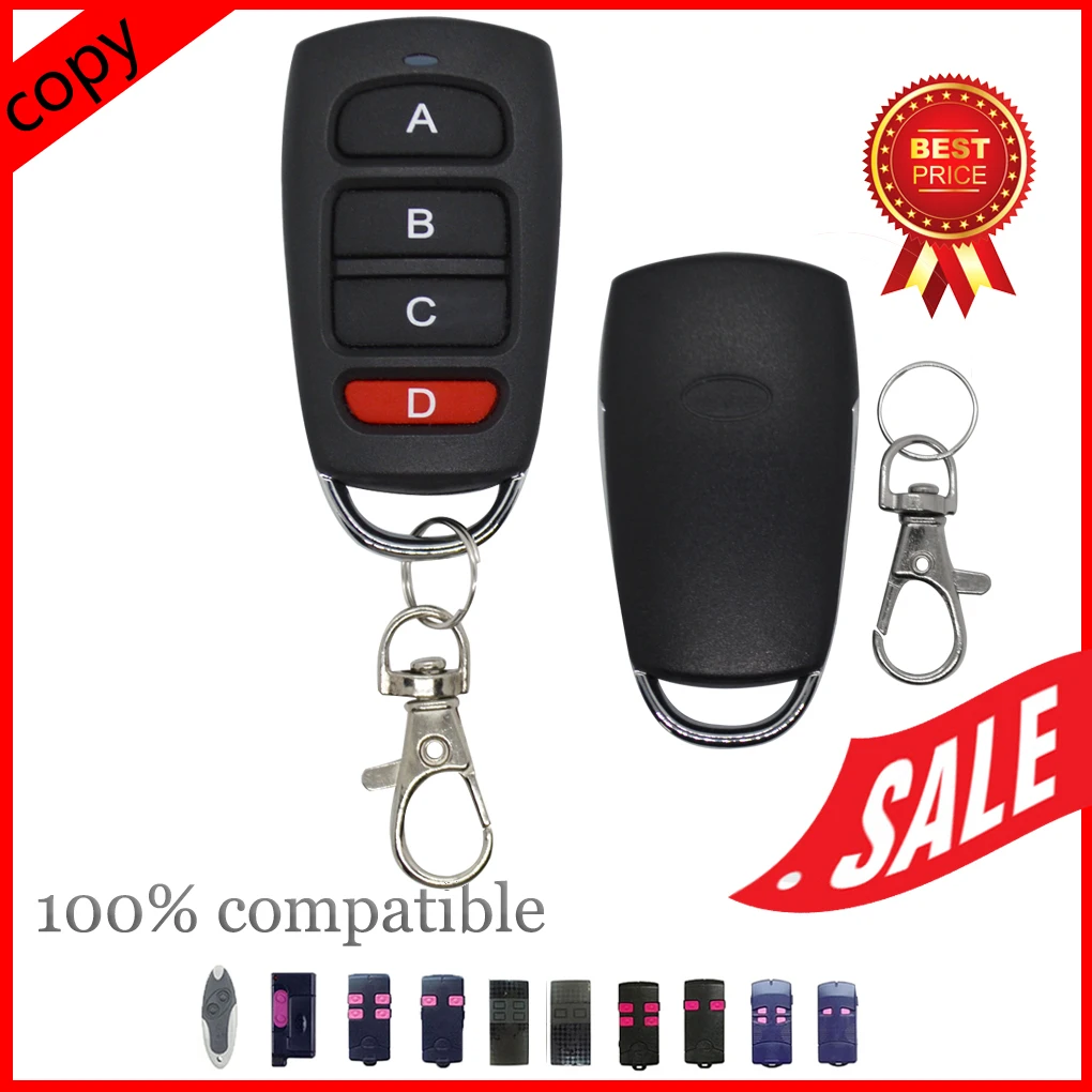 Compatible remote control garage door433.92mhz 100% copy Garage remote Control Clone Electric door remote control copy machine k