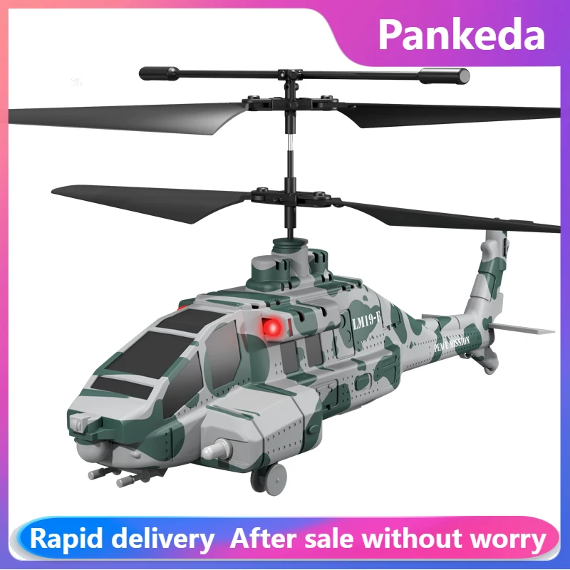 LM19-F 2.4G Remote Control Helicopter 3.5-channel Safety Fall-proof Helicopter Airplane Model Children's Remote Control Gift Toy