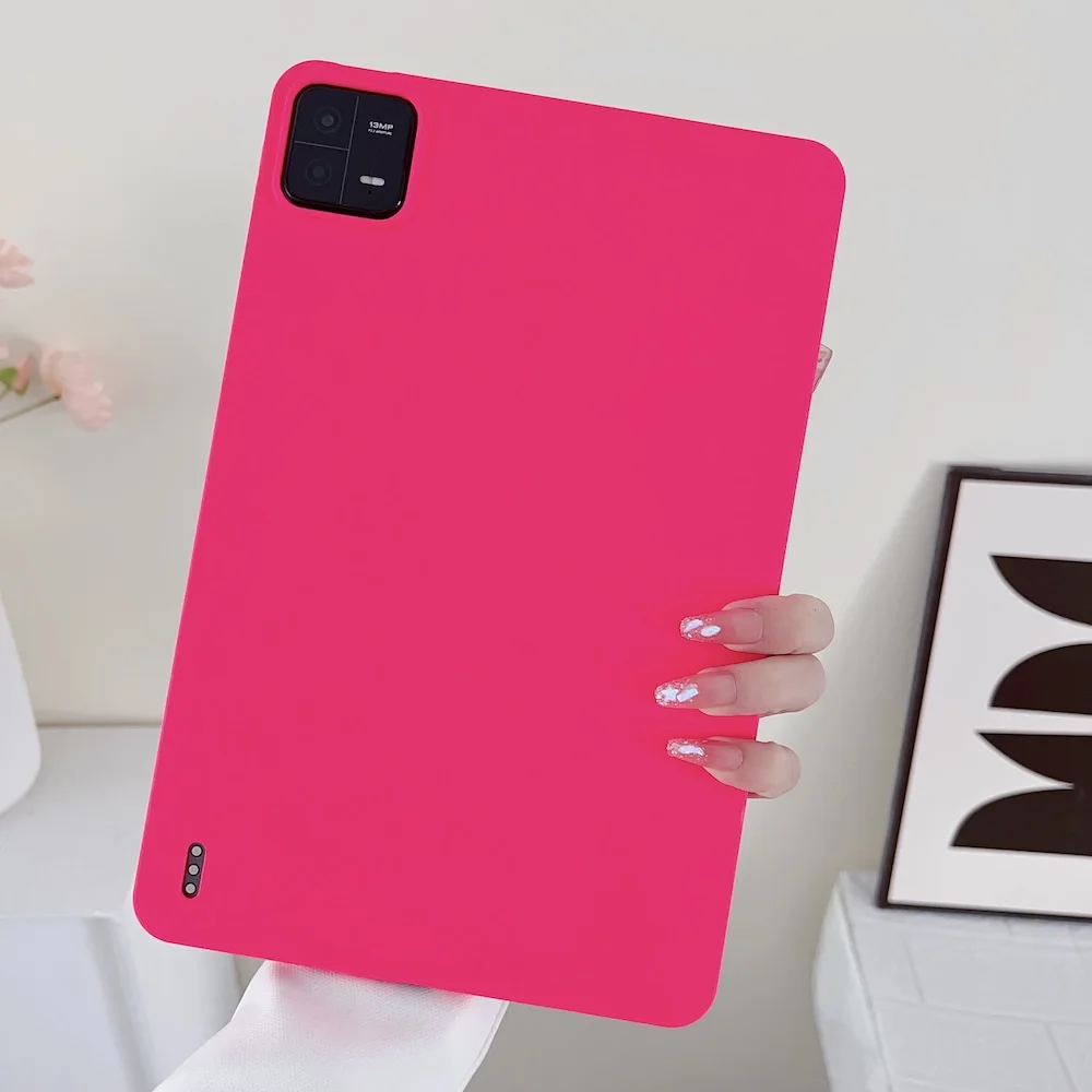 Neon Case for Xiaomi Pad 6 Pro 11 inch Matte Silicone Candy Color Fluorescence Shockproof Tablet Cover for Xiaomi mi Pad 6 Cases