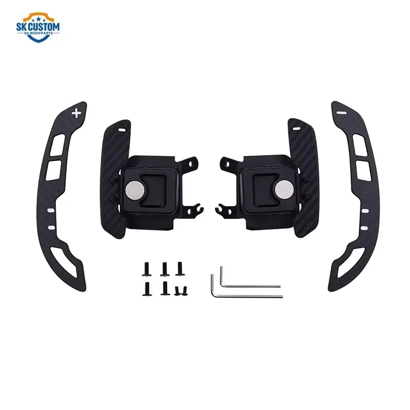 Hot Sale Real Carbon Fiber Magnetic Paddle Shifter for Corvette C8 ZR1 Z51 2020-2026 Steering Wheel view 2