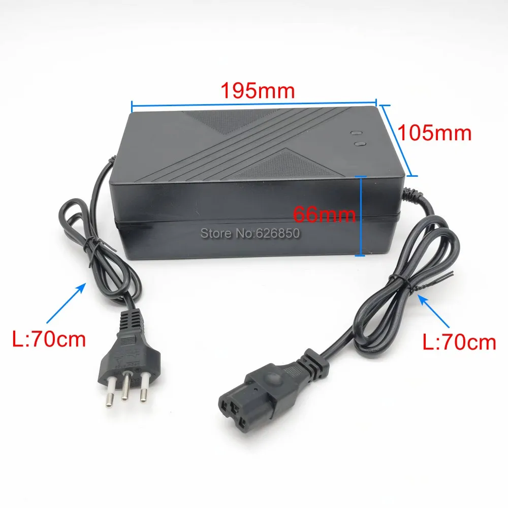 Citycoco 60V 5A Charger DC 67.2V 5A Brazilian Standard Plug Fast Charging Power Charger For Chinese Halei Citycoco Scooter