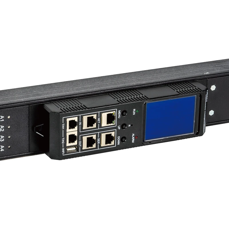 Zero U 220V 380V 63A Powerful Network Management IEC C13 & C19 Outlets Smart Hot Swap Meter PDU Sockets for Various