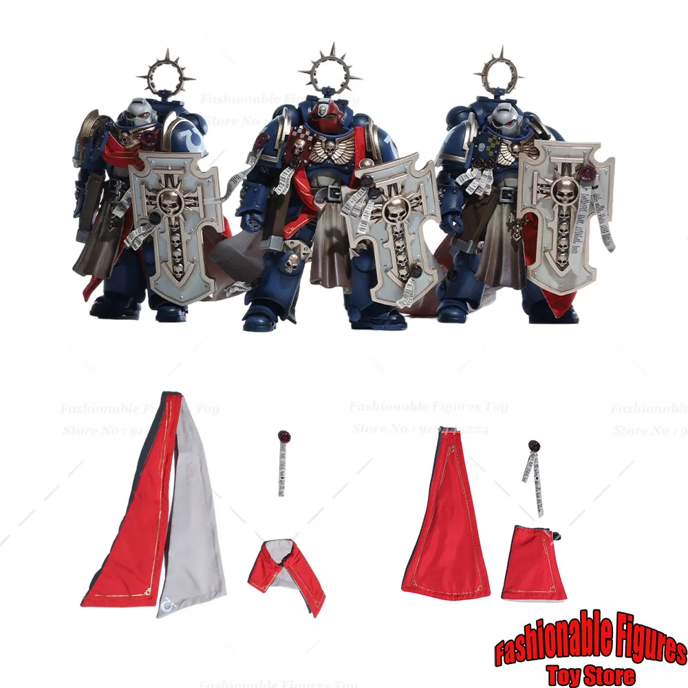 

JOYTOY WARHAMMER 40K 1:18 Men Soldier UItramarines Bladeguard Veteran Brother Sergeant Proximo Cloak For 12Cm Action Figure Mode