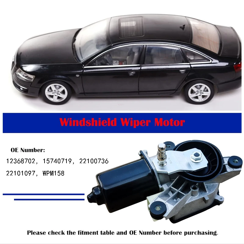 Front Wiper Motor W/Pulseboard Module Motor Delay Compatible1991-2000 Chevy GMC CK 2500 3500 Truck 12368702 15740719 22100736