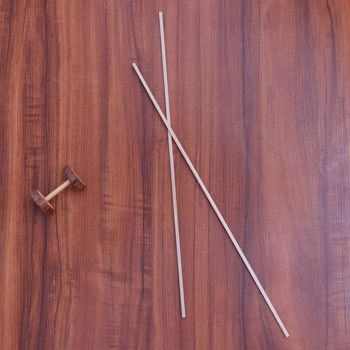 

50pcs Light Wood Thin Lightweight Unfinished Wooden Sticks For Diy Craft Modeling Building Projects Art Handicraft