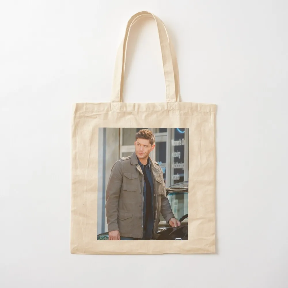 

Jensen Ackles Tote Bag reusable shopping bags tote bags cloth bags Customizable tote bag Canvas Bag