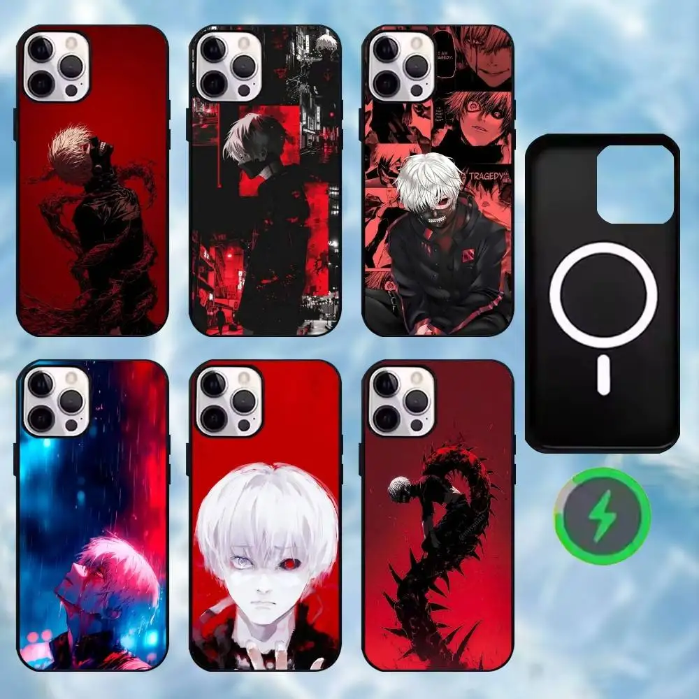 

Tokyo G-Ghoul Phone Case For iPhone17,16,15,14,13,12,Wireless charging protective case soft cover