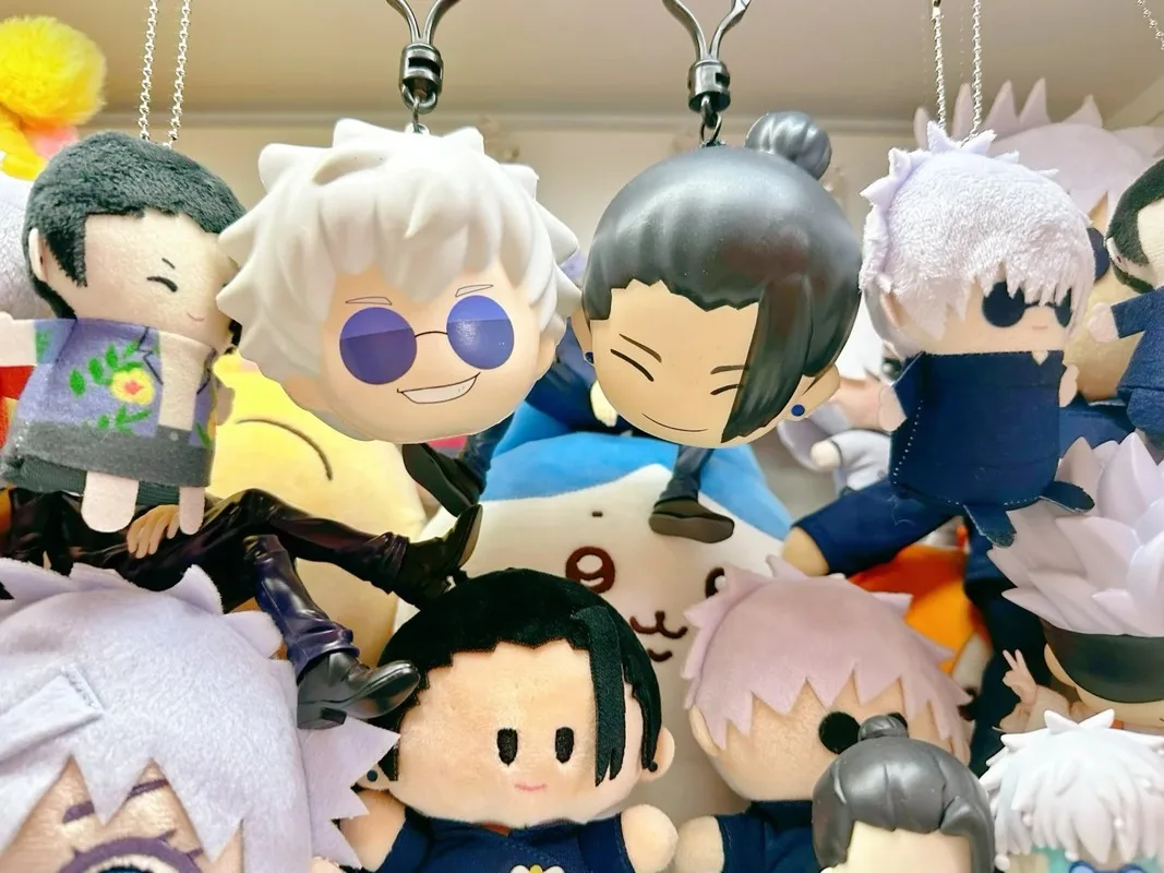 

7 см Jujutsu Kaisen Satoru Gojo Getou Suguru Tison Realm кулон аниме периферийные устройства мультфильм Kawaii эластичный шар подарки на день рождения