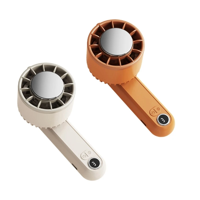 

Ручной USB-вентилятор, небольшой летний охлаждающий вентилятор, тихий со светодиодным ветровым дисплеем для студенческого стола,