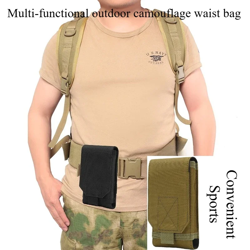 Multifunktionale Outdoor-Handytasche, tragbare Gürteltasche zur Aufbewahrung taktischer Handy-Hüfttaschen