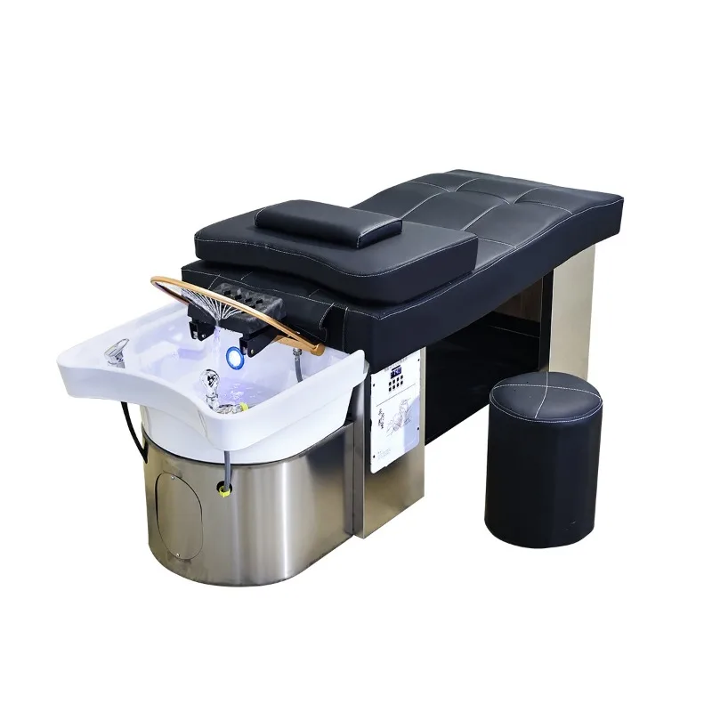 

Full lying hair salon special Thai bed shampoo bed hairdressing constant temperature stainless steel head treatment bed