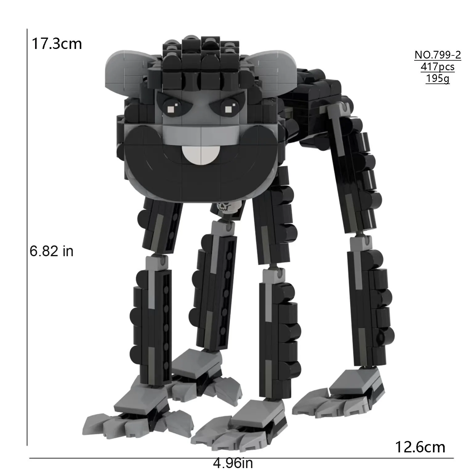 New Anime Character Poppy playrimes Chapter 4 Figure Simon Smoke/Baba Chops/Maggie Mako/Doey/Pianosaurus Building Block Set Toys