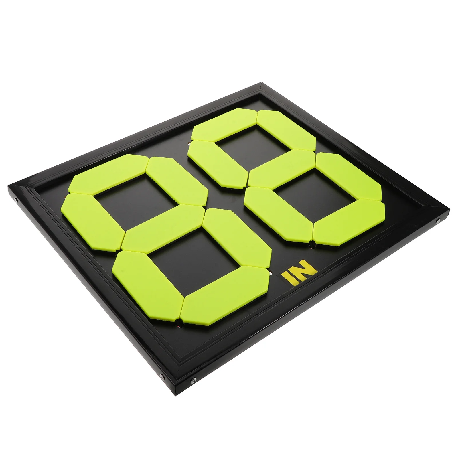 

Fluorescent Football Substitution Board Soccer Referee Gear Compact Lightweight Manual Player Change Board Black Soccer